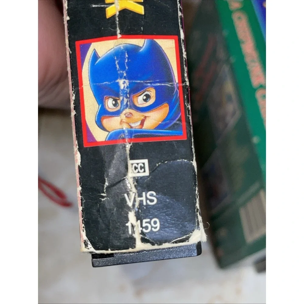 Alvin Chipmunks VHS lot Frankenstein Hair-Raising School's Out Christmas Batmunk